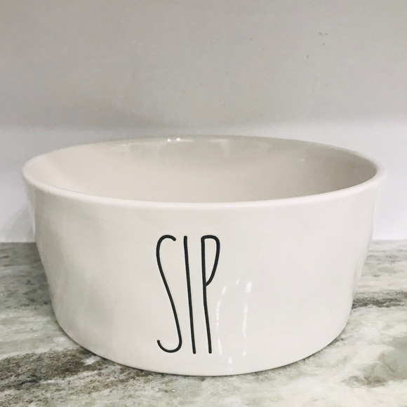 Rae Dunn Accessories By Magenta Engraved Sip Bowl Cat Dog Ll